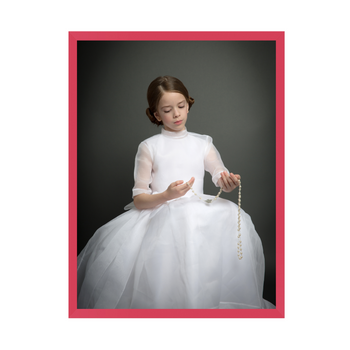 Ihr Foto als Poster + Amaranth-Rahmen 24x30 cm