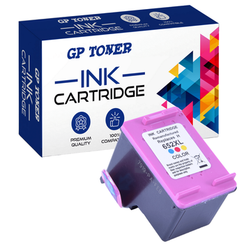 Tinte für HP 652 XL Deskjet Ink Advantage 1115 2135 2136 3635 3775 3785 3835 4535 – Ersatz GP-H652XL Farbe