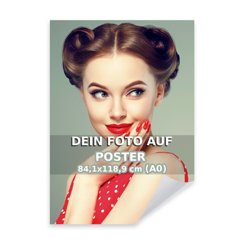 Ihr Foto auf einem Plakatgestalter A0 Vertikal