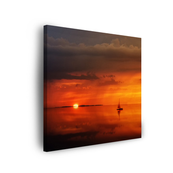 Leinwandgemälde Natur Westschiff 40x40 cm