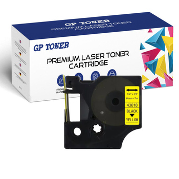 DYMO D1 7m 6mm gelb-schwarzes Klebeband GP-DY43618