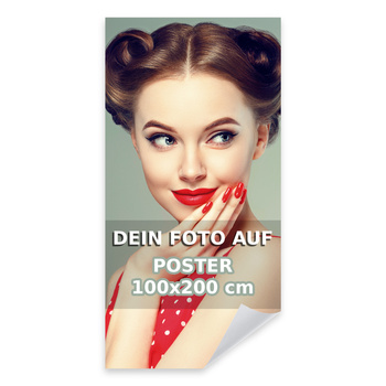 Ihr Foto auf Poster Creator 100x200 cm