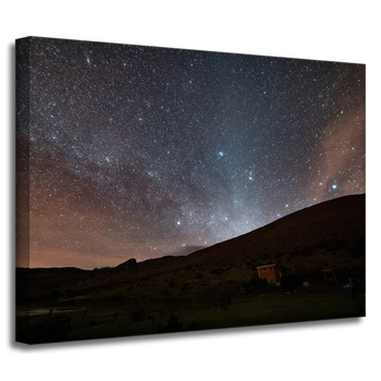 Leinwandgemälde Weltraum Sternenhimmel 40x30 cm