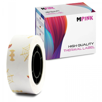 Thermoetikettenpapierband MP-RL-15*4M-HB Halloween Fledermäuse