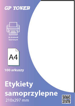 Selbstklebendes Etikett A4 210x297mm 100 Stück MP-RL-A4-01-02-W1