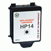 Schwarze Ersatztinte für HP Drucker (C5011DA Nr. 14) OfficeJet D CP1160 7110 d145