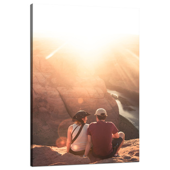 Leinwandgemälde Grand Canyon Paar Sun River 80x120