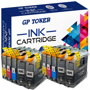 10x Ersatztinte für Brother LC223 Brother DCP-J4120dw MFC-J4420dw J4620dw J5620dw - GP-B223CMYKKX2 XL KIT