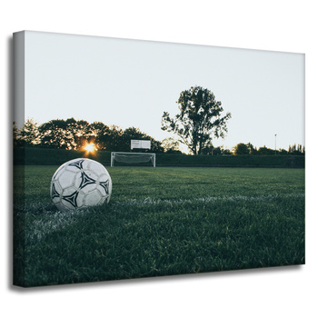 Leinwandgemälde Jugendfußball 40x30 cm