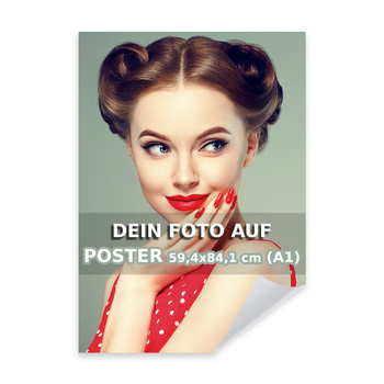 Ihr Foto auf einem vertikalen A1-Poster