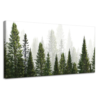 Leinwandgemälde Regenwald Natur Bäume 120x60 cm