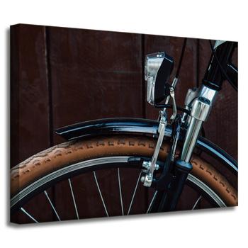 Vintage-Fahrrad-Leinwanddruck 40x30 cm