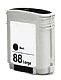 Schwarze Ersatztinte für HP Drucker (C9396A Nr. 88) OfficeJest Pro L Pro K 550 L7780