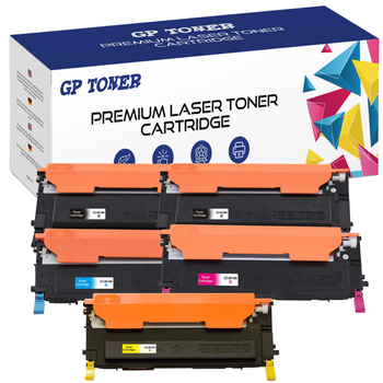 5x Tonerkartusche Ersatz für Samsung CLT-K4072S/ CLT-K4092S CLP-310 CLP-315 CLP-320 CLP-325 CLX-3170FN CLX3185 - GP-S407/409CMYKK