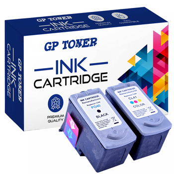 Set Ersatztinten für Canon PG-40 CL-41 PIXMA iP1200 iP1300 iP1600 iP1700 iP1800 iP1900 MP140 MP150 MP160 MP170 MP180 – GP-C40+C41