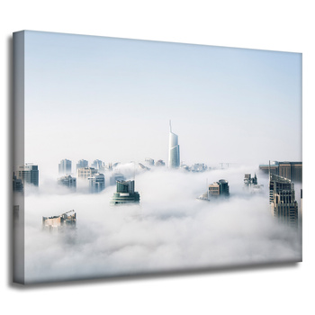 Leinwandgemälde Architektur Wolkenkratzer 40x30 cm