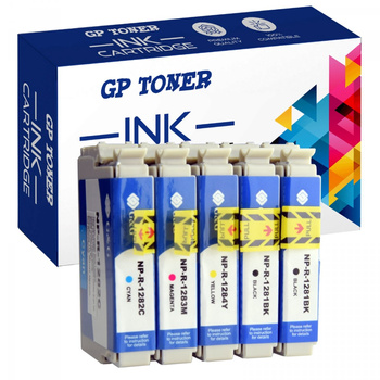 Ersatztinte für Epson T1281 T1282 T1283 T1284 Epson Stylus Office BX 305 F 305 FW 305 FW Plus Epson Stylus S 22 SX 125 SX 130 GP-E1285CMYKK