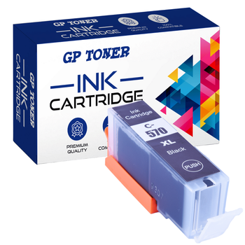 Ersatztinte für Canon Pixma MG6852 7752 TS6050 6052 GP-C570XL BK GP