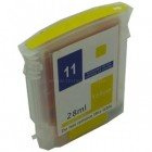 Gelbe Ersatztinte für HP Drucker (C4838A Nr. 11) CP1700 Inkjet 1100dtn 1200d