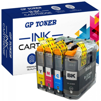 4x Ersatztinte für Brother LC223 Brother DCP-J4120dw MFC-J4420dw J4620dw J5620dw - GP-B223CMYK XL SET