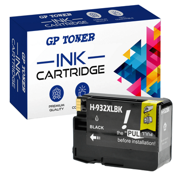 Ersatztinte HP 932XL 6100, 6600, 6700, 7110, 7610 GP-H932XLBK Schwarz