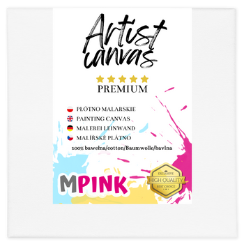 Keilrahmen Leinwand zum Bemalen 90x90 cm Weiße Leinwand aus 100% Baumwolle für Acryl Aquarell Ölfarbe