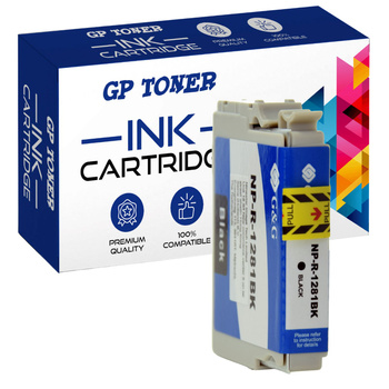 Ersatztinte für Epson T1281 S22, SX125, SX235, SX420, SX425, SX435, SX445, BX305 – SCHWARZ GP-E1281BK