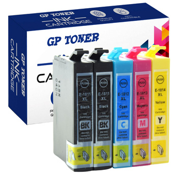 5er-Set Ersatztinte für Epson Expression Home XP 215 315 302 E1816XL CMYKK