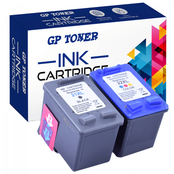 2x Ersatztinte HP 21XL+22XL PSC 1410, 1417 D1460, F4180, F2180, F2280, 4355 2er-Pack SET GP-H21XL+H22XL