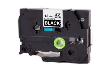 Ersatzband für Brother TZ-335 Weiß auf Schwarz