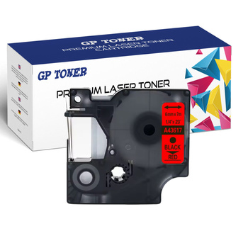 DYMO D1 7m 6mm gelb-schwarzes Klebeband GP-DY43617