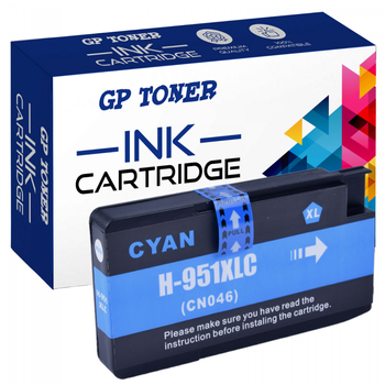 Ersatztinte für HP 951XL OfficeJet Pro 8100 8600 251dw Cyan