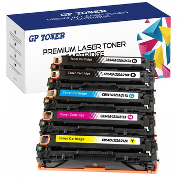 TONER FÜR HP Color LaserJet CP1215 CP1515N CP1518NI CM1312 CP1525N CM1415FN CM1410 M251N M276N- GP-H545/325/215CMYKK