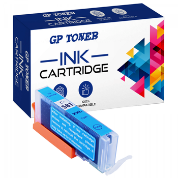 Ersatztinte für Canon Pixma TS6150 TS6151 TR7550 TR8550 CLI-581XL Cyan – GP-C581XL C