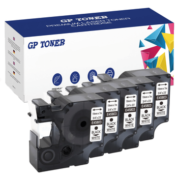 5x Klebeband für DYMO D1 45803 19mm x 7m GP-DY45803 x5