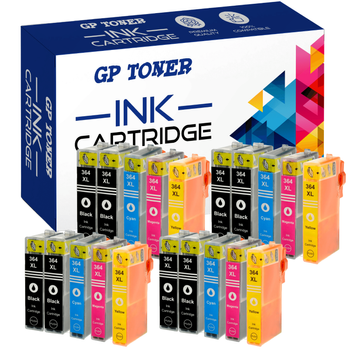 Set mit 20 Ersatztintenpatronen für HP DeskJet 3070 4620 7515 GP-H364XL CMYKK x4 GP