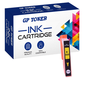 Ersatztinte HP 655 XL 3525, 4615, 4625, 5525, 6525 – GP-H655XLY Gelb