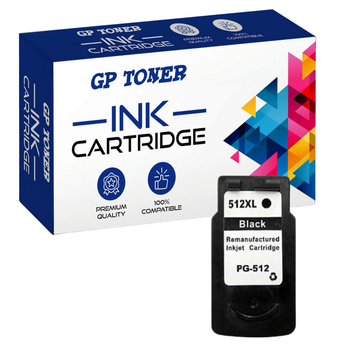 Ersatztinte für Canon MP240, MP250, MP260, MP270, MP280, MP480, iP2700, MX350, MX420 – GP-C512BK Schwarz