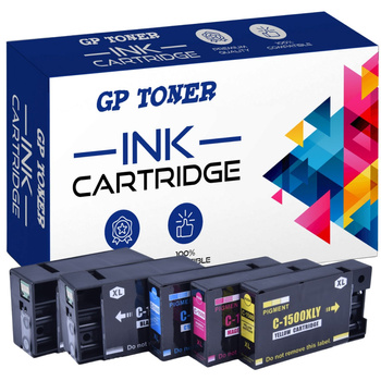Set mit 5 Kompatibel Druckerpatronen für Canon C1500 GP GP-C1500XL CMYKK