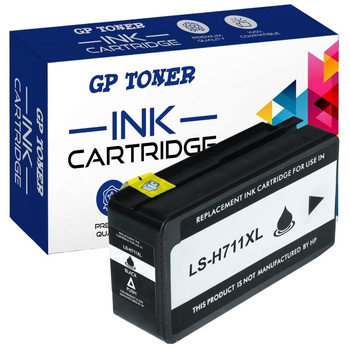 Ersatztinte für HP 711XL DesignJet T120 T150 T520 Schwarz