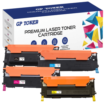 4x Tonerkartusche Ersatz für Samsung CLT-K4072S/ CLT-K4092S CLP-310 CLP-315 CLP-320 CLP-325 CLX-3170FN CLX3185 - GP-S407/409CMYK