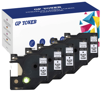 5x Klebeband für Dymo D1 45010 12mm x 7m GP-DY45010 x5