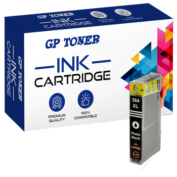 Ersatztinte für HP 364XL Photosmart B8550 C5324 C6324 D7560 Premium C309 – GP-H364XL PBK