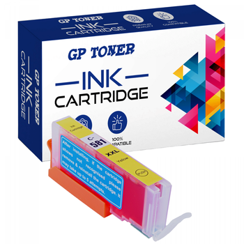 Ersatztinte für Canon Pixma TS6150 TS6151 TR7550 TR8550 CLI-581XL Gelb – GP-C581XL Y