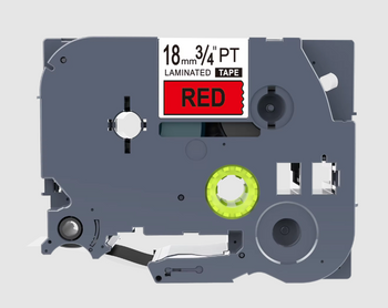 Ersatzband für Brother TZ-441 Schwarz auf Rot
