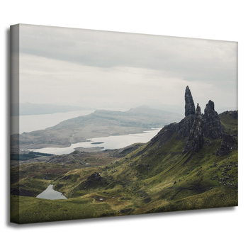 Leinwandgemälde Natur Berge_4 40x30 cm