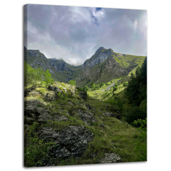 Leinwandgemälde Natur Berge 30x40 cm