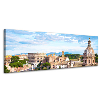 Leinwandgemälde Architektur Rom 120X40 cm