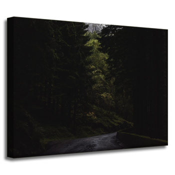 Leinwandgemälde Natur Bergstraße 40x30 cm