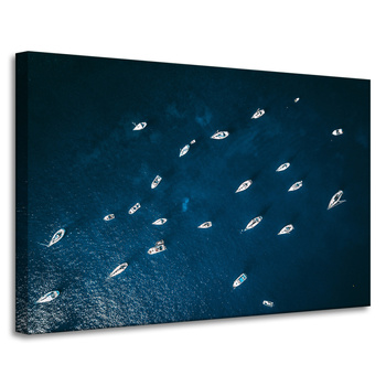 Leinwandgemälde Natur Schiffe Boote Meer Ozean 90x60
